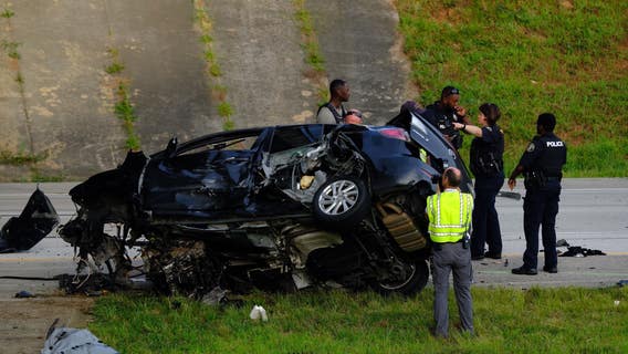 Wrong-way driver fleeing police causes fatal multi-vehicle crash on I-675, officials say