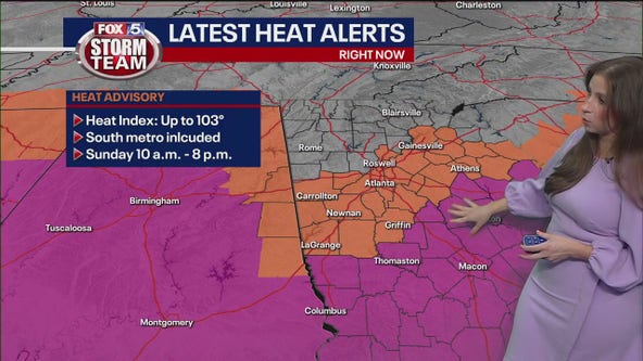 It's going to be hot as heck for next 2 days in metro Atlanta, North Georgia; What you need to know