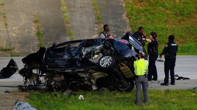 Wrong-way driver fleeing police causes fatal multi-vehicle crash on I-675, officials say