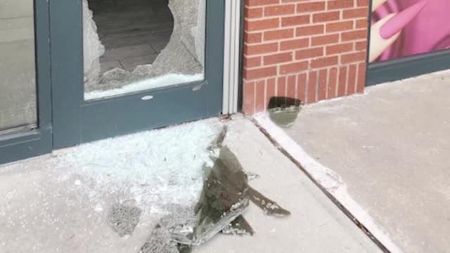 Burglars bash their way into Northside Drive businesses, stealing cash