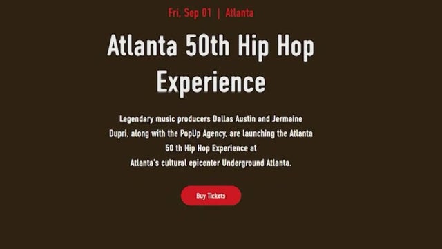 Hip hop experience from Dallas Austin, Jermaine Dupri opening at Underground Atlanta