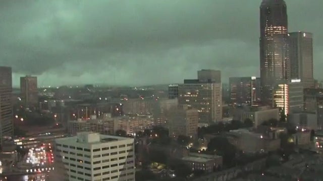 Monday storms dump large amounts of rain on north Georgia