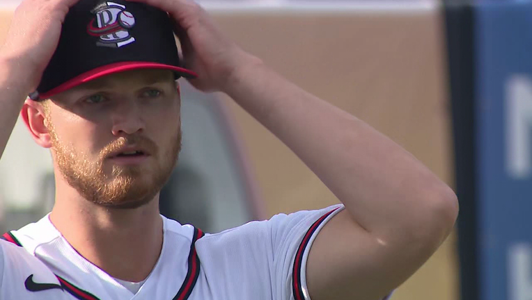 Atlanta Braves pitcher Mike Soroka makes his first rehab start at AdventHealth Stadium in Rome on Aug. 16, 2022.