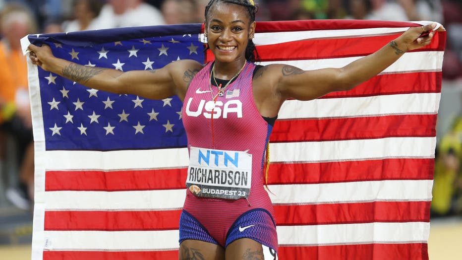 Sha’Carri Richardson Wins 100-meter World Title With Record Time | FOX ...