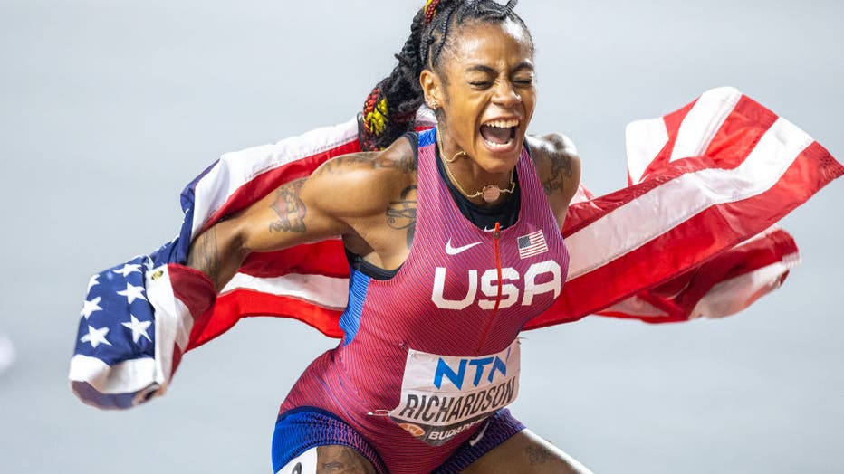 Sha’Carri Richardson Wins 100-meter World Title With Record Time | FOX ...