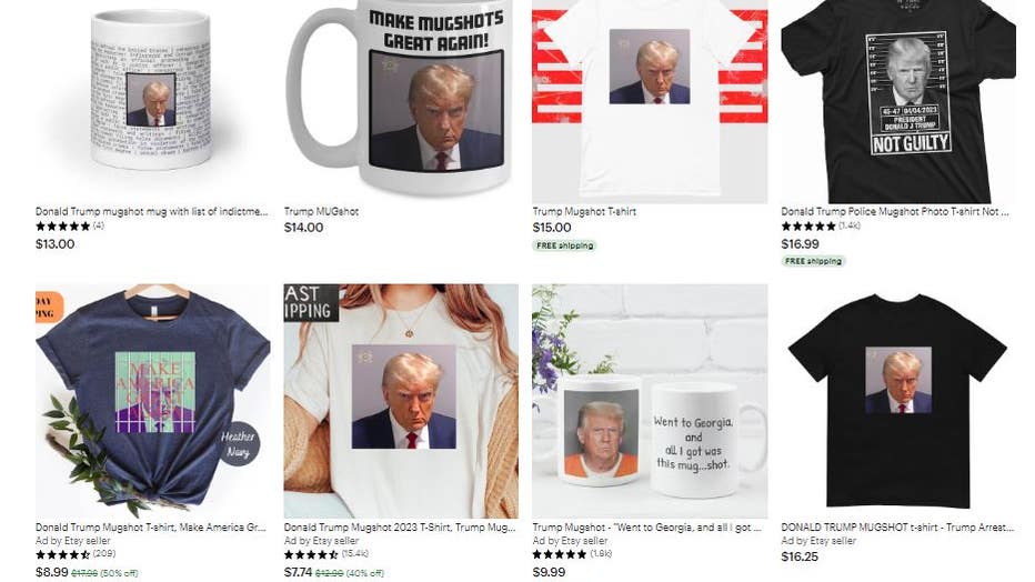 Donald Trump Sells Mugshot Mugs and T-shirts For Campaign Funds – Deadline