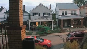 Watch: 10-year-old boy steals construction equipment, wreaks havoc on neighborhood