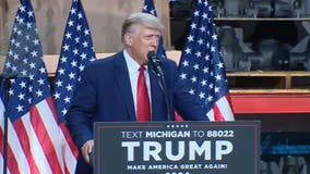 WATCH: Trump in Michigan to compete for union votes as GOP debates in California