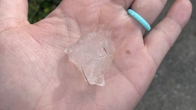 Portions of Metro Atlanta sees hailstorm ahead of cold front