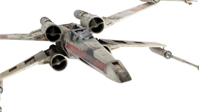 Rare 'Red Leader' X-wing Starfighter miniature from 'Star Wars' hits auction block at $400K