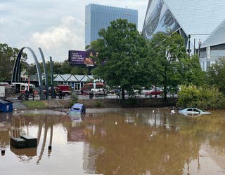 Flooding at Clark Atlanta University, Videos