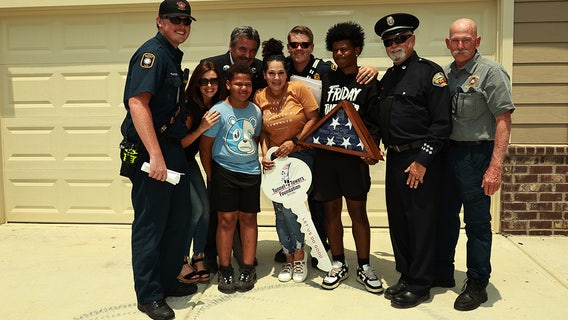 Family of fallen Georgia State Patrol cadet gifted new mortgage-free home