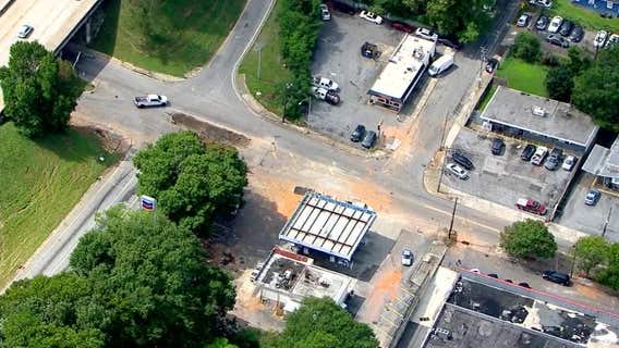 Repairs complete at Sylvan Road, Langford Parkway after natural gas-fueled fire