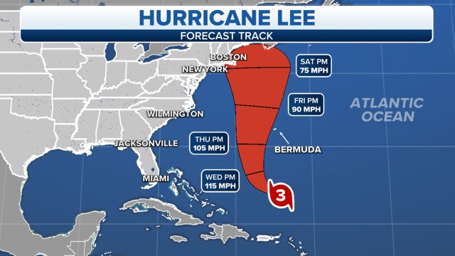 Hurricane Lee’s forecast cone includes US cities as East Coast stays on high alert from major storm