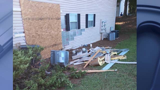 Residents left homeless after car crashes into Morrow apartments