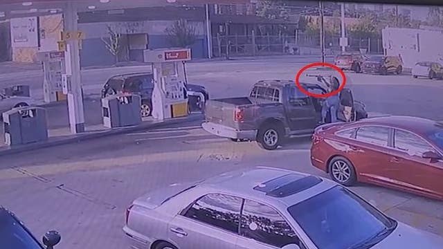 WATCH: Video shows woman firing from moving truck in Atlanta gas station shooting