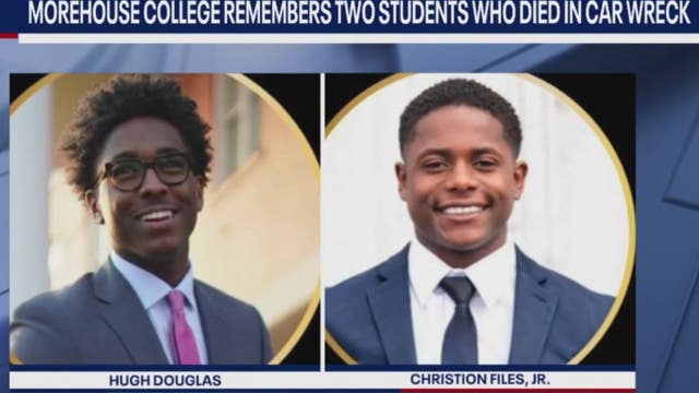Morehouse College says 2 students killed in crash on Monday