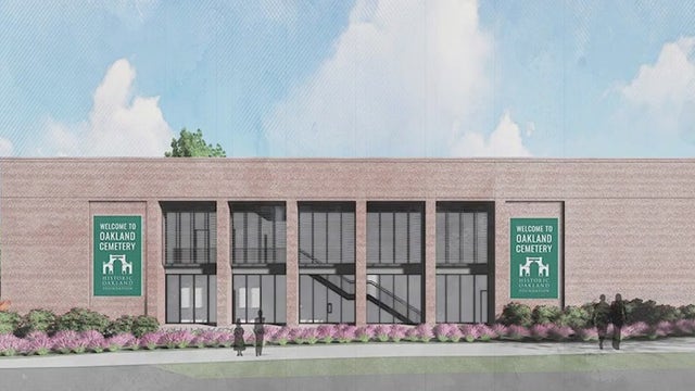 Construction underway for new visitor center at Historic Oakland Cemetery
