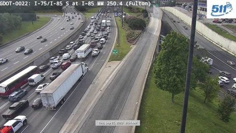 Crash Shuts Down Downtown Connector's Southbound Lanes In Fulton County ...