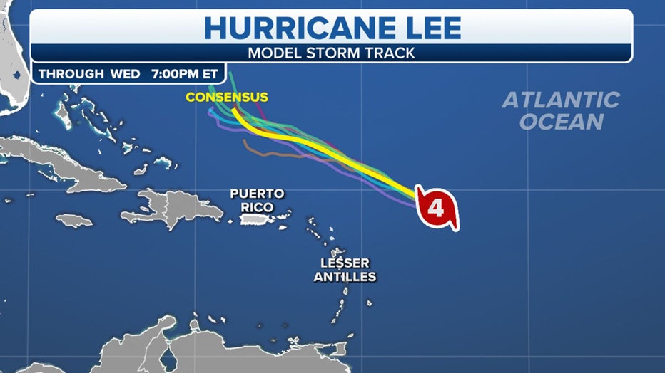 Hurricane Lee now powerful Category 4 storm as it barrels through ...
