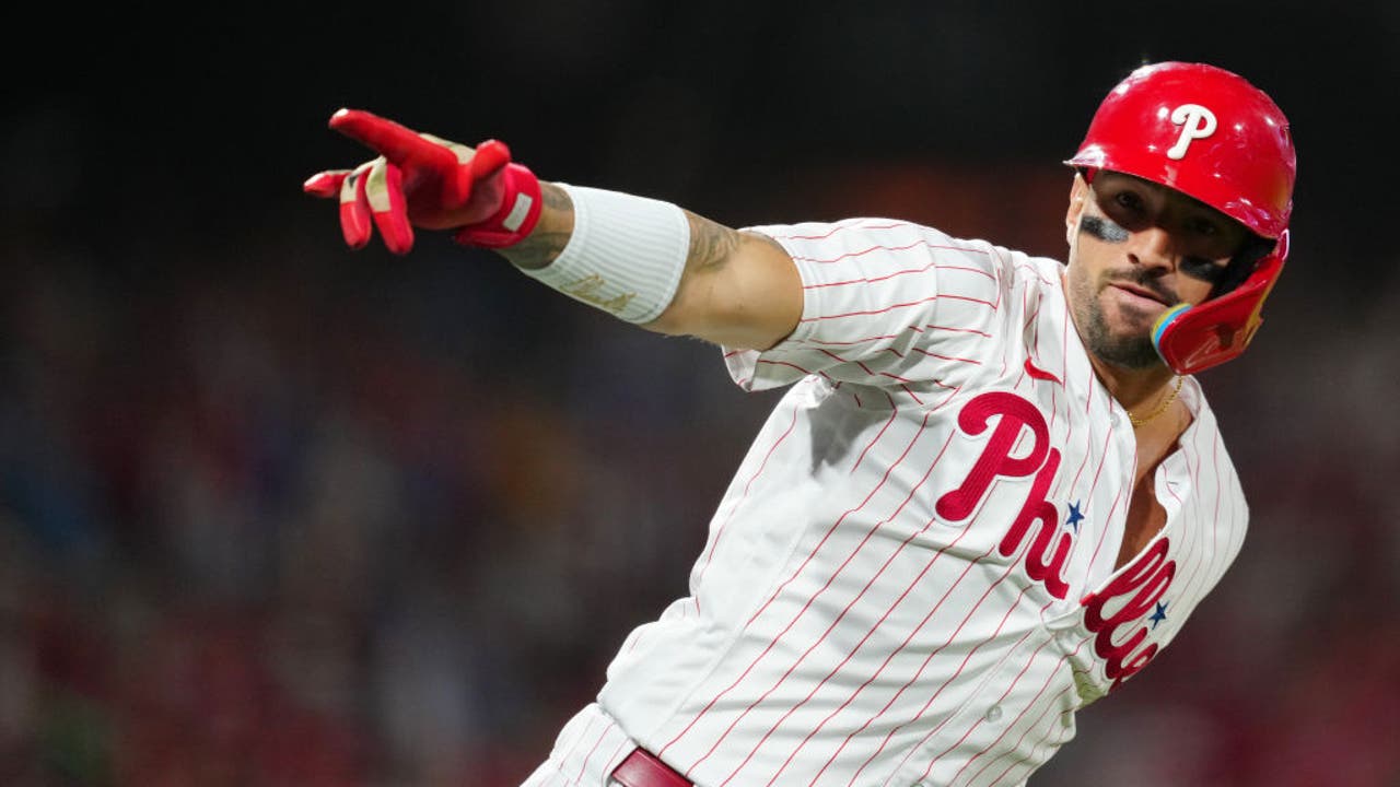 Bryce Harper Slugs 2 More Homers As Phillies Pound Braves 10 2 In Game   GettyImages 1719486214 