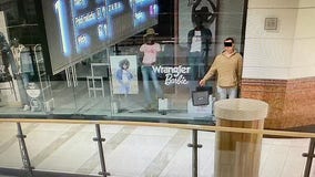 Man poses as mannequin in storefront, goes on shopping spree after mall closes