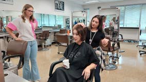 Facing chemo-related hair loss, Georgia mom turns to cosmetology students for 'chemo cut'