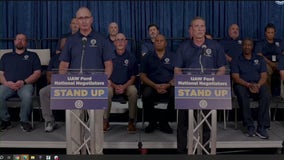 UAW celebrates contract with Ford, including EV plant victories