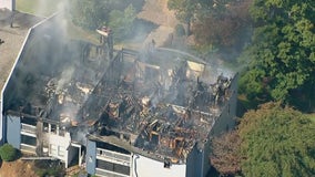 Several dozen displaced by apartment complex fire in Cobb County