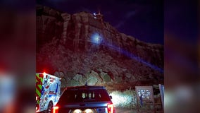 Utah climber rescued after getting stuck in cliff face crack for 12 hours