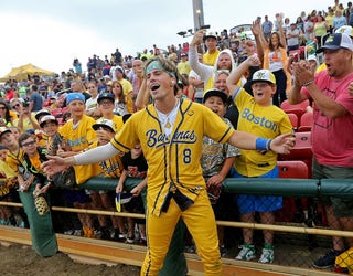 Gallery: Savannah Bananas visit Brockton's Campanelli Stadium