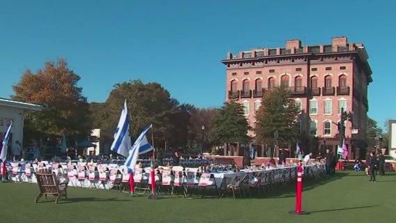 Locals in metro Atlanta show support for Palestine, Israel with weekend events