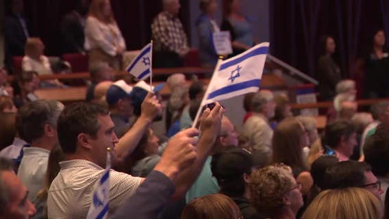 Thousands rally in Sandy Springs to show support for Israel