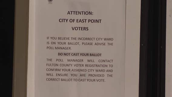 East Point voters sent wrong ballots