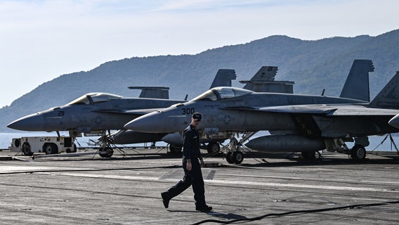 US nuclear-powered aircraft carrier arrives in South Korea