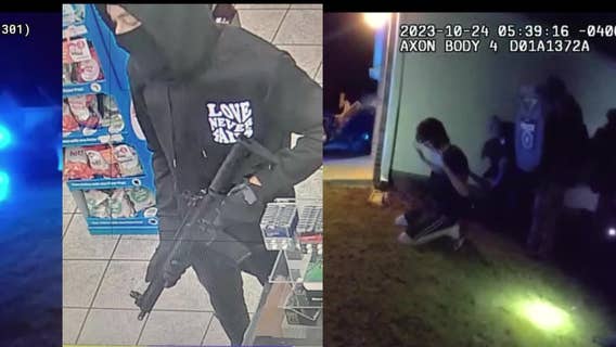 Man wearing bible verse on shirt as he robbed store with AR-15-style rifle arrested
