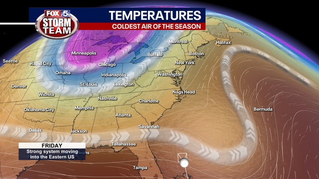 Atlanta weather: Breezy and cool weekend ahead