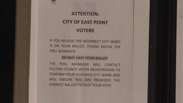 East Point voters sent wrong ballots