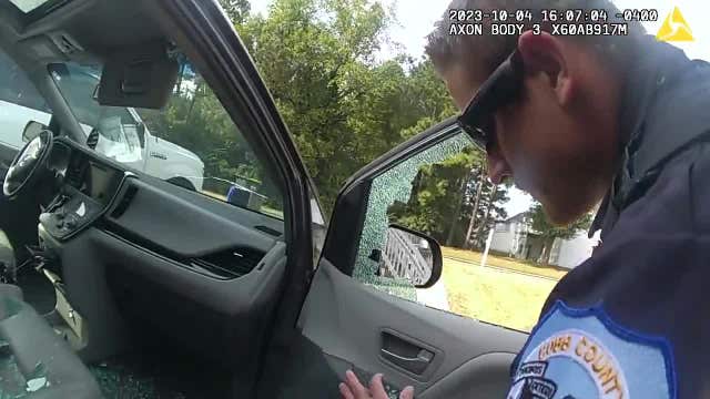 Exclusive: Officer describes saving boy from hot car in Cobb County