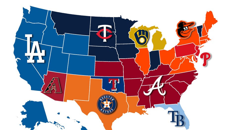 Map: Here's what states are cheering on the Braves in the playoffs