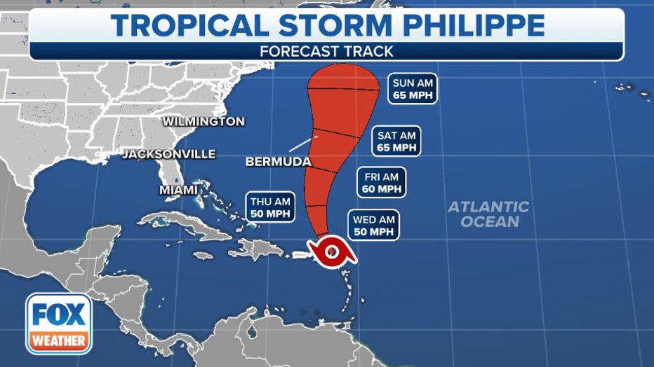 Tropical Storm Philippe Brings Heavy Rain, Flash Flooding To Portions ...