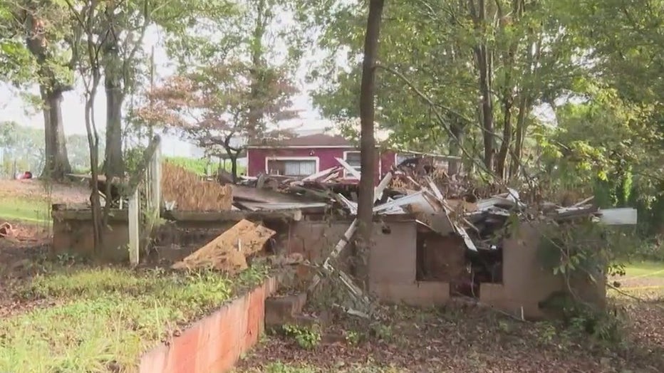 Woman returns from vacation, finds Atlanta home demolished