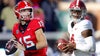 Georgia’s Beck, Alabama’s Milroe lead teams to SEC title game after replacing big-name QBs