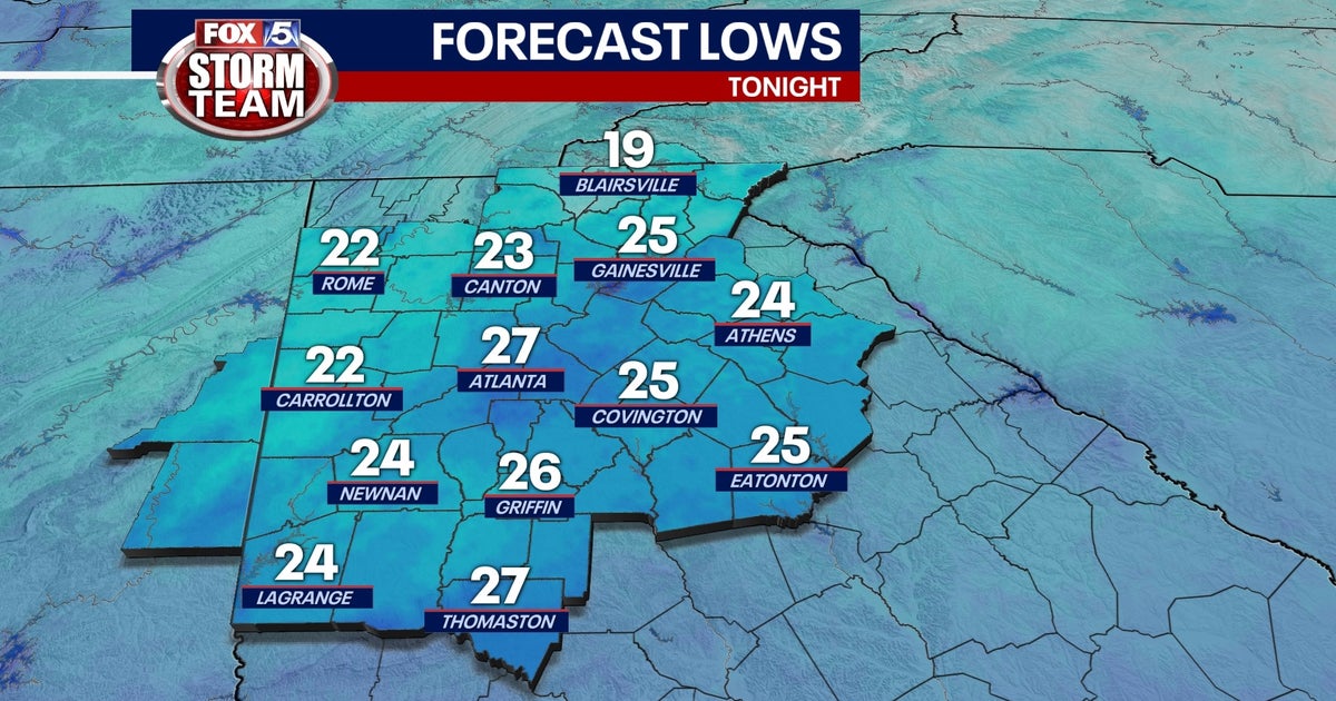 Atlanta weather: Cold snap continues ahead of rainy weekend | FOX 5 Atlanta