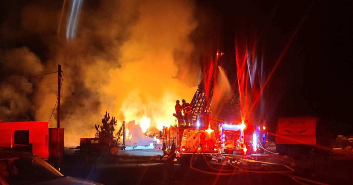 Firefighters respond to fire at lumberyard in Athens, traffic delays in ...