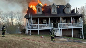 Homeowner injured, 4 dogs rescued during Habersham County home fire
