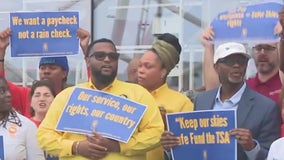 TSA workers speak out against government shut down at Atlanta airport