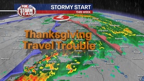Thanksgiving weekend forecast: Breezy with a side of light showers