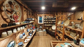 Georgia grist mill-turned-pottery shop is a holiday destination