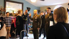 Marines honor terminally ill Georgia teen by making him a honorary Marine